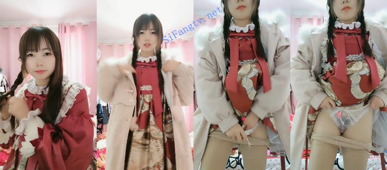 洛丽塔JK少女 麻衣学姐 跳蛋自慰玩弄粉嫩小穴 图 02