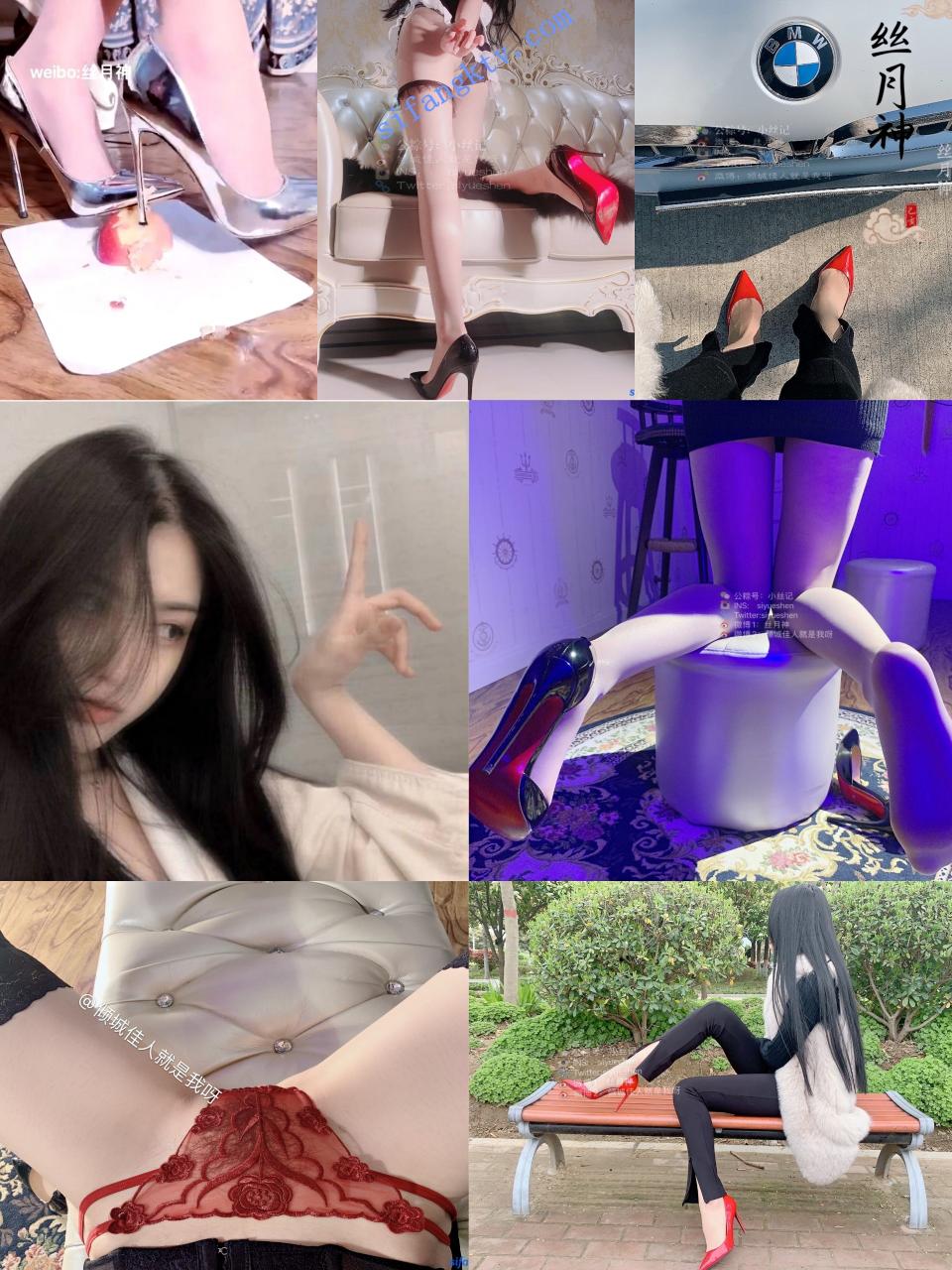 ★★★ 丝袜足控 微博女神丝月神丝足淫语诱惑+自慰流出 图 04