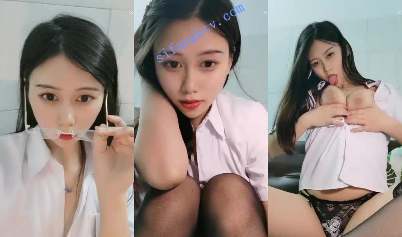 高颜值学生妹下海首秀 聪油拌面 大黑牛自慰高潮 粉嫩逼 图 07