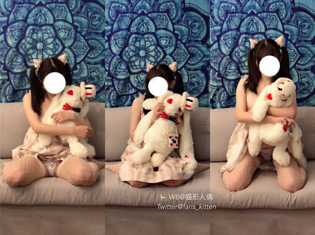 重磅推荐 可爱反差露出女神 猫形人偶 最新付费私拍 图 05