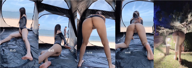 ❤ 经典流出 ❤极品女神QT浅笑户外日常大胆人前露出合集 图 02