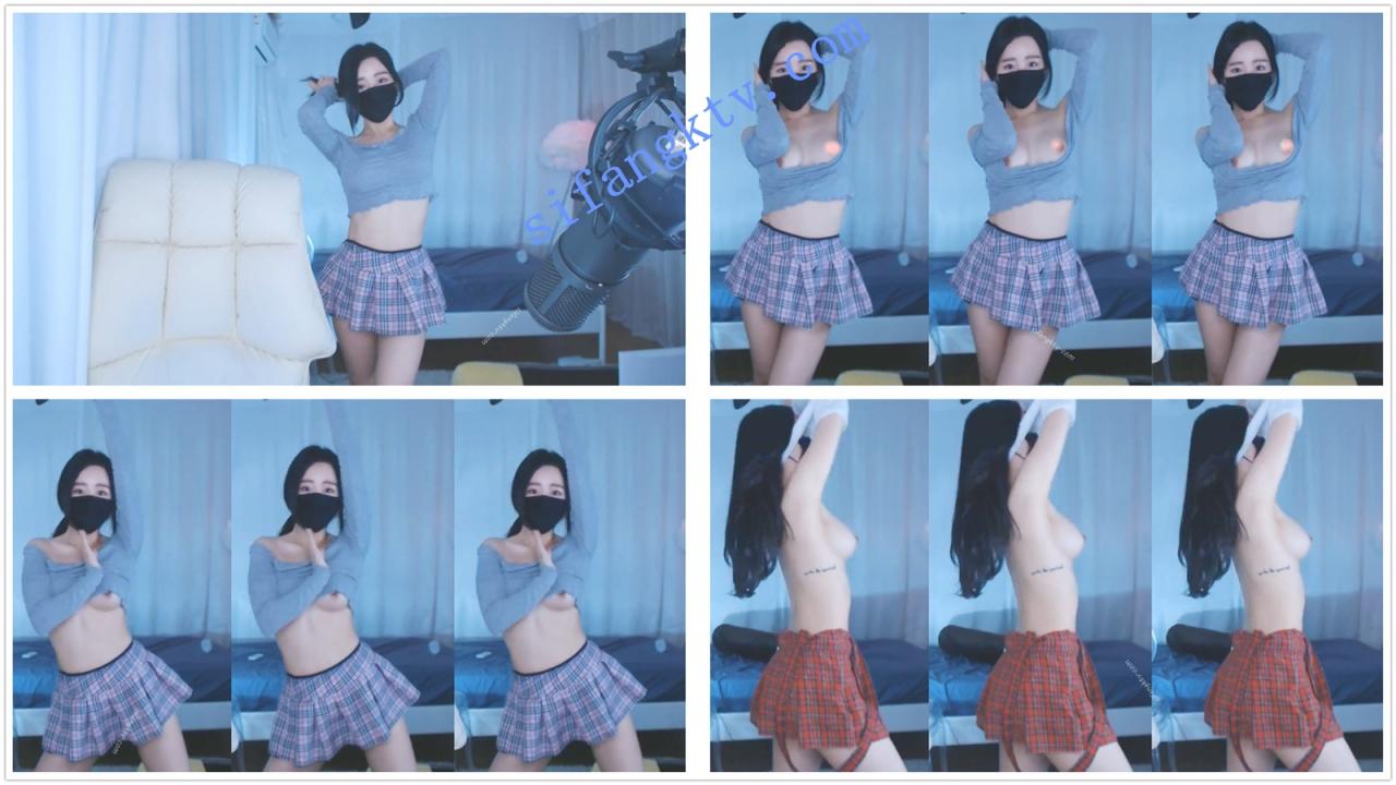 精品裸舞 iusuzy 红色JK抖胸 大孔白丝 齐逼短裙裸舞 图 02
