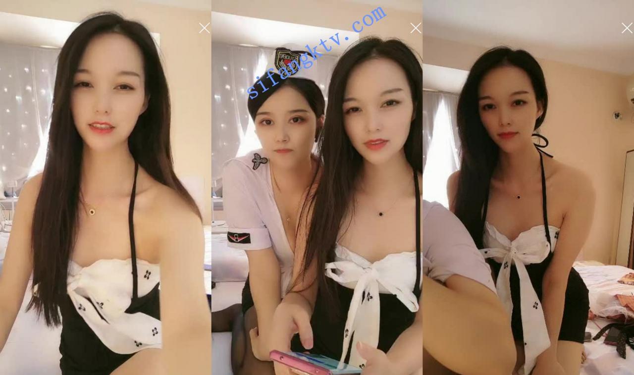 高颜值双女神 美妞上线 天价计时房开秀 粉嫩小穴特写 图 01