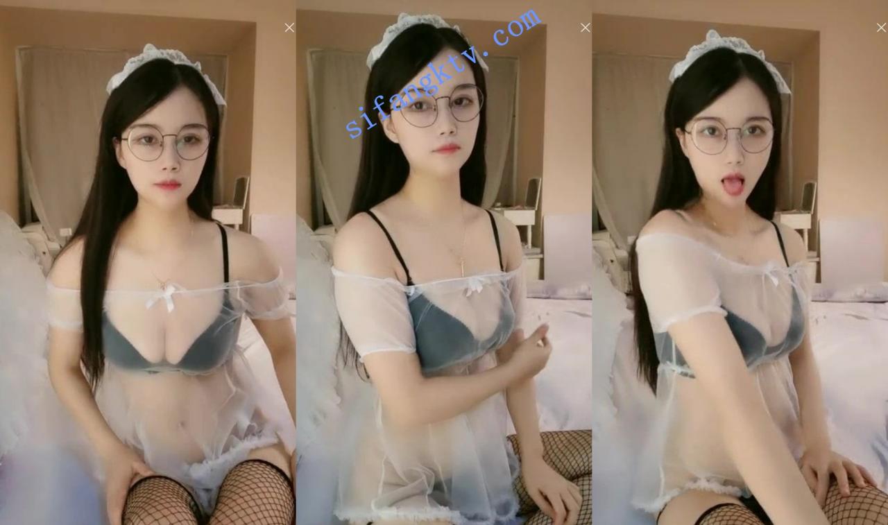 高颜值眼镜妹妹 美妞上线 女神天价计时房抠逼自慰 粉穴 图 05
