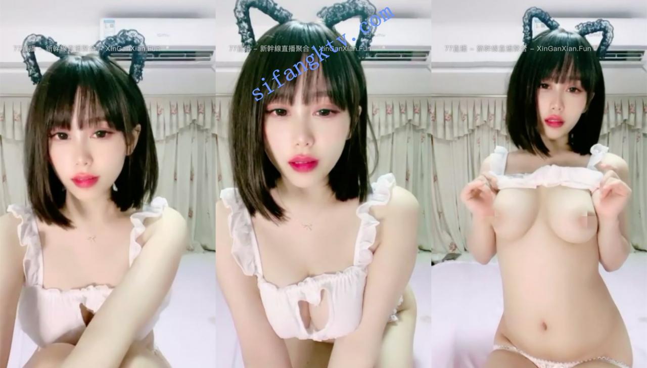 核弹!! 小梦梦 熊猫TV超级女神下海 首次露逼白虎好美 图 03