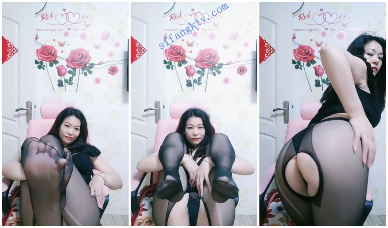 跑车福利 半糖 丝袜美腿少妇 极品大奶肥臀熟女17V 图 01