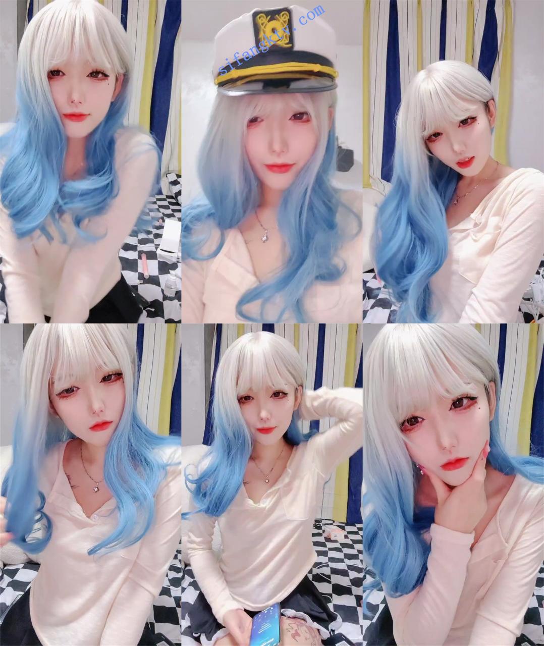 好美好美!今天的妆容yyds 冰雪小白 自慰!骚的不得了~2 图 01