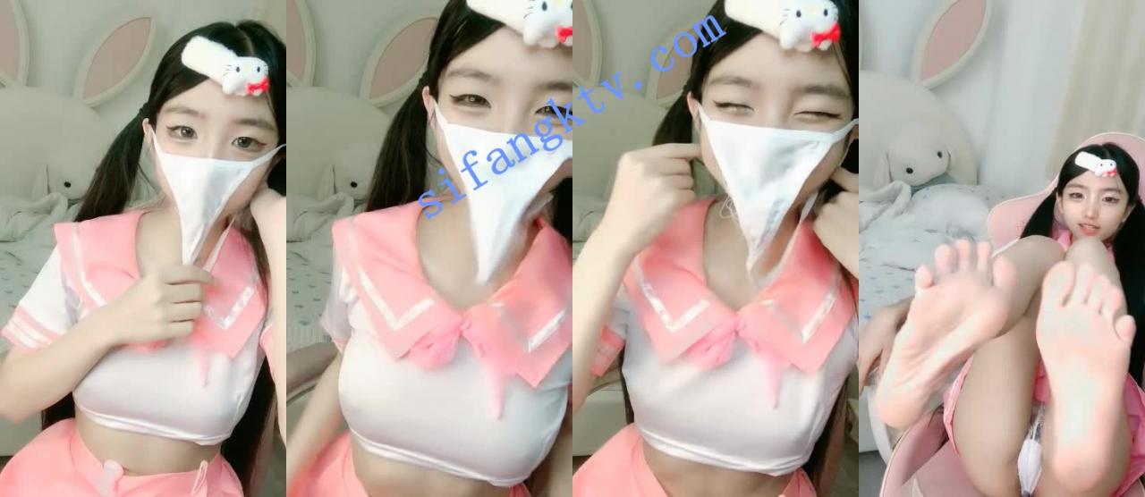 ⚡好色小萝莉 想哥哥 内裤当口罩~奶子比爱心~JK制服诱惑~ 图 04