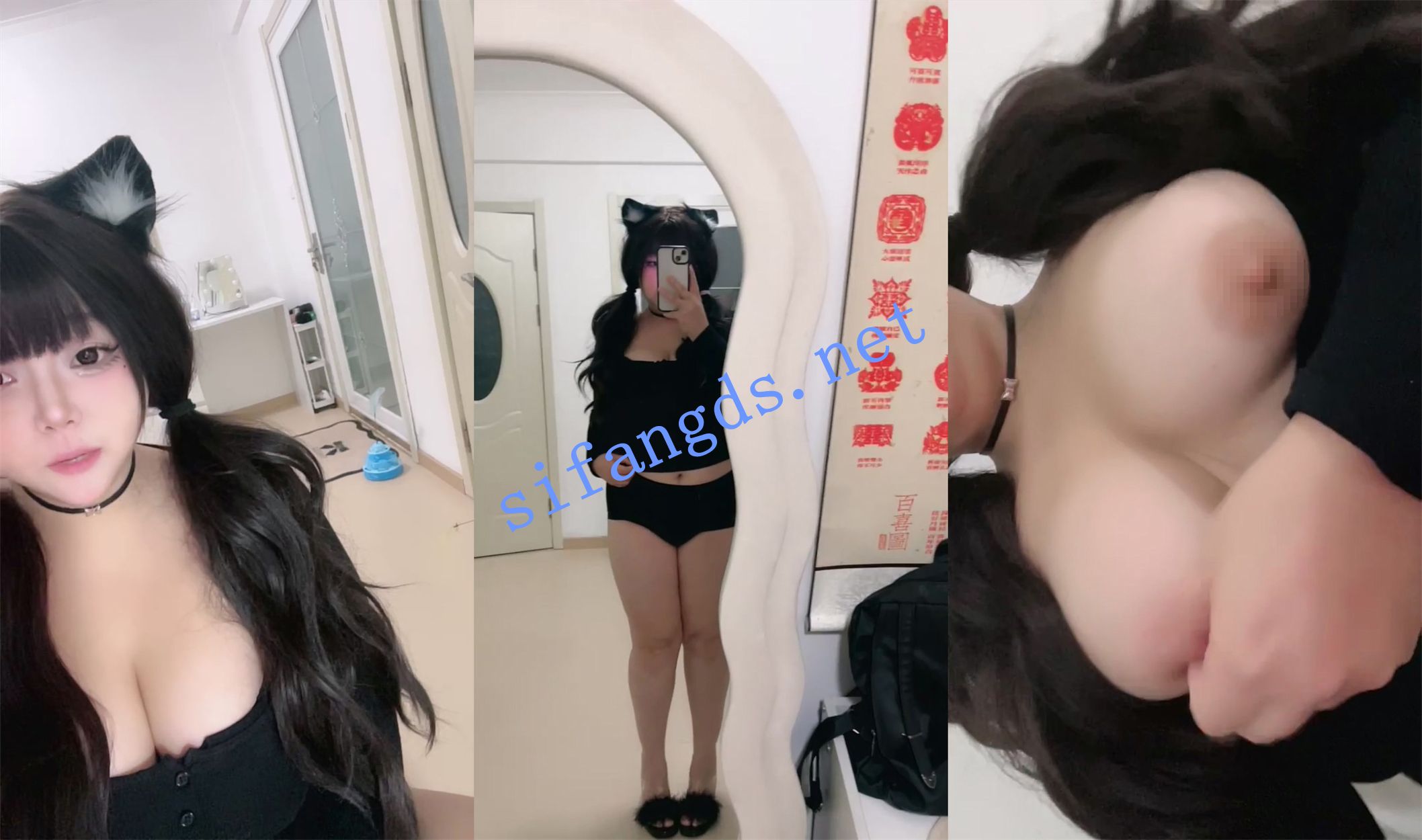 新人~18刚成年 兴奋的大母猴 童颜巨乳~大黑牛震逼滋水~! 图 01