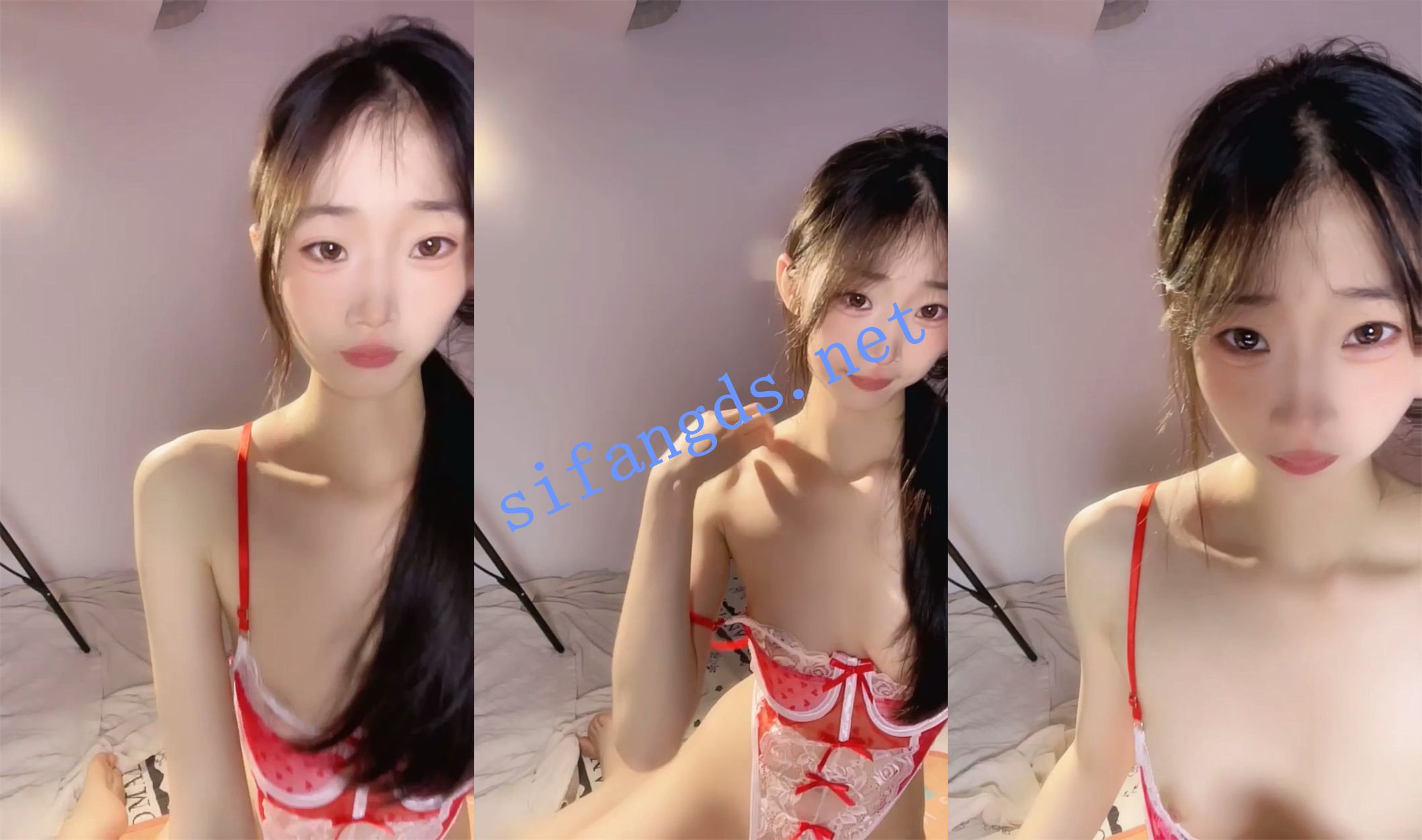 超清纯少女! 呆呆小羊儿 身材纤细 超诱人~道具自慰~! 图 01