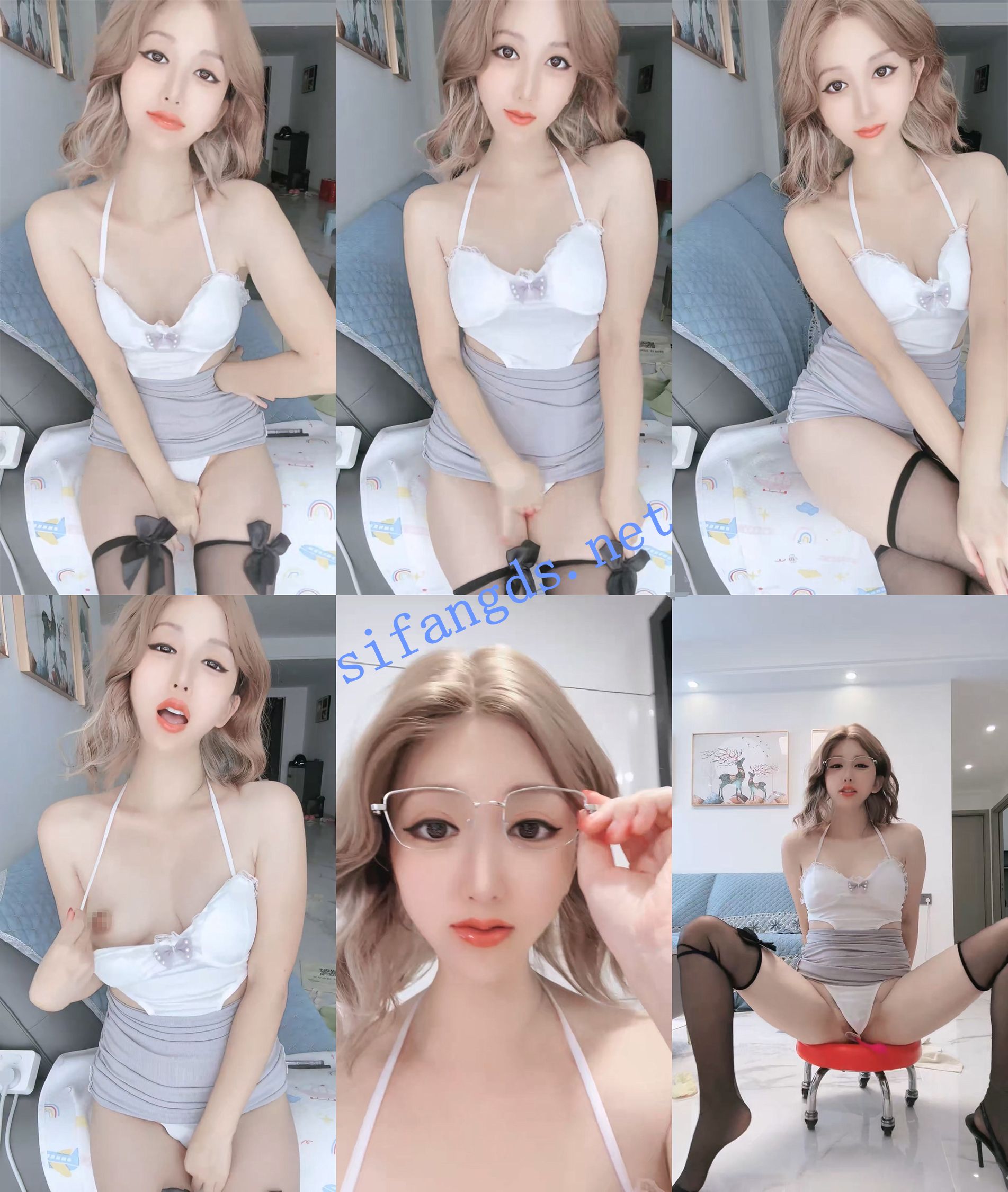 卧槽~美爆炸了 曦玥 白皙肌肤 妖娆性感 爆插喷水流白浆~ 图 01