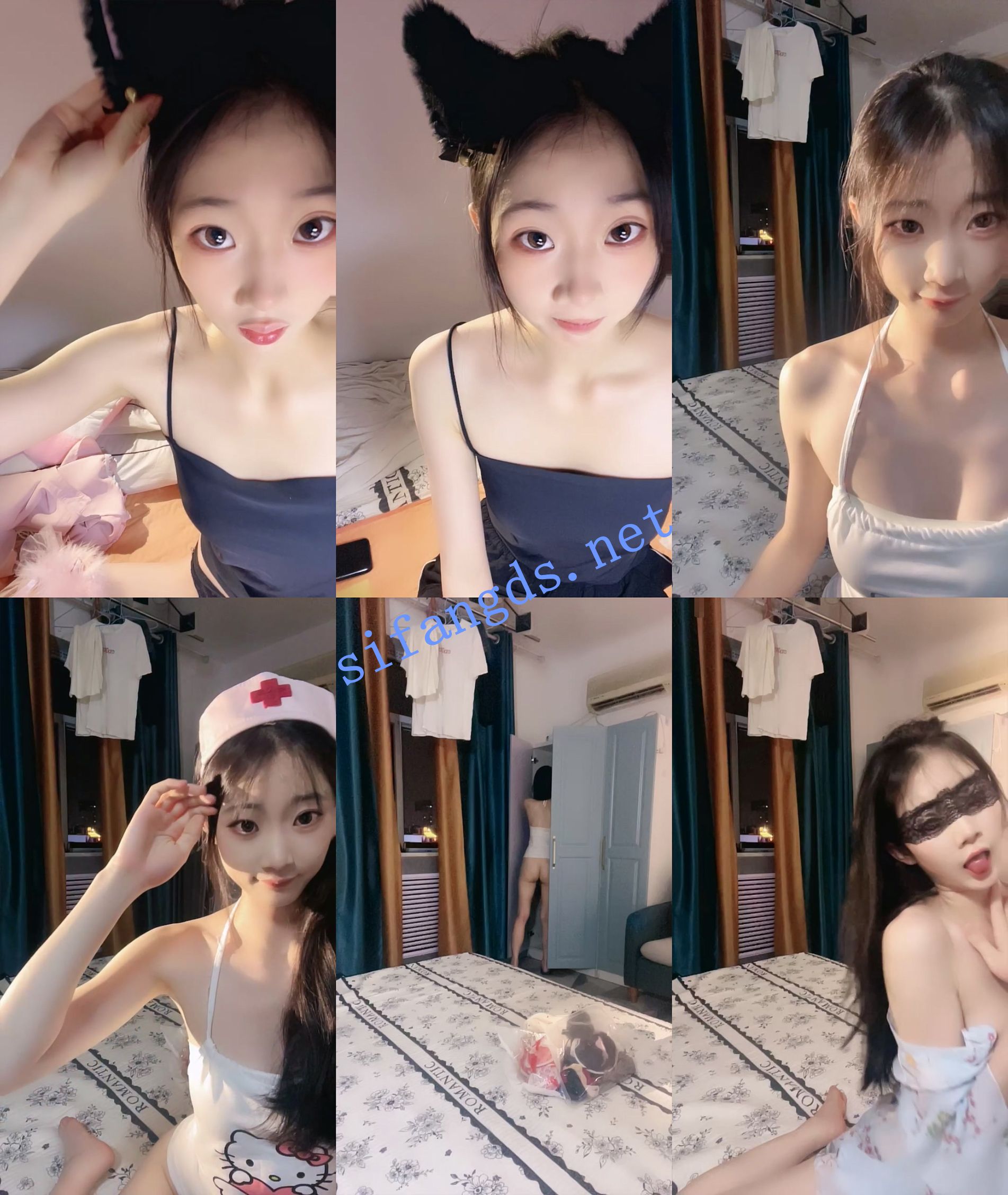 超纯美少女! 呆呆小羊儿 身材纤细 难得露脸道具自慰~ 图 02