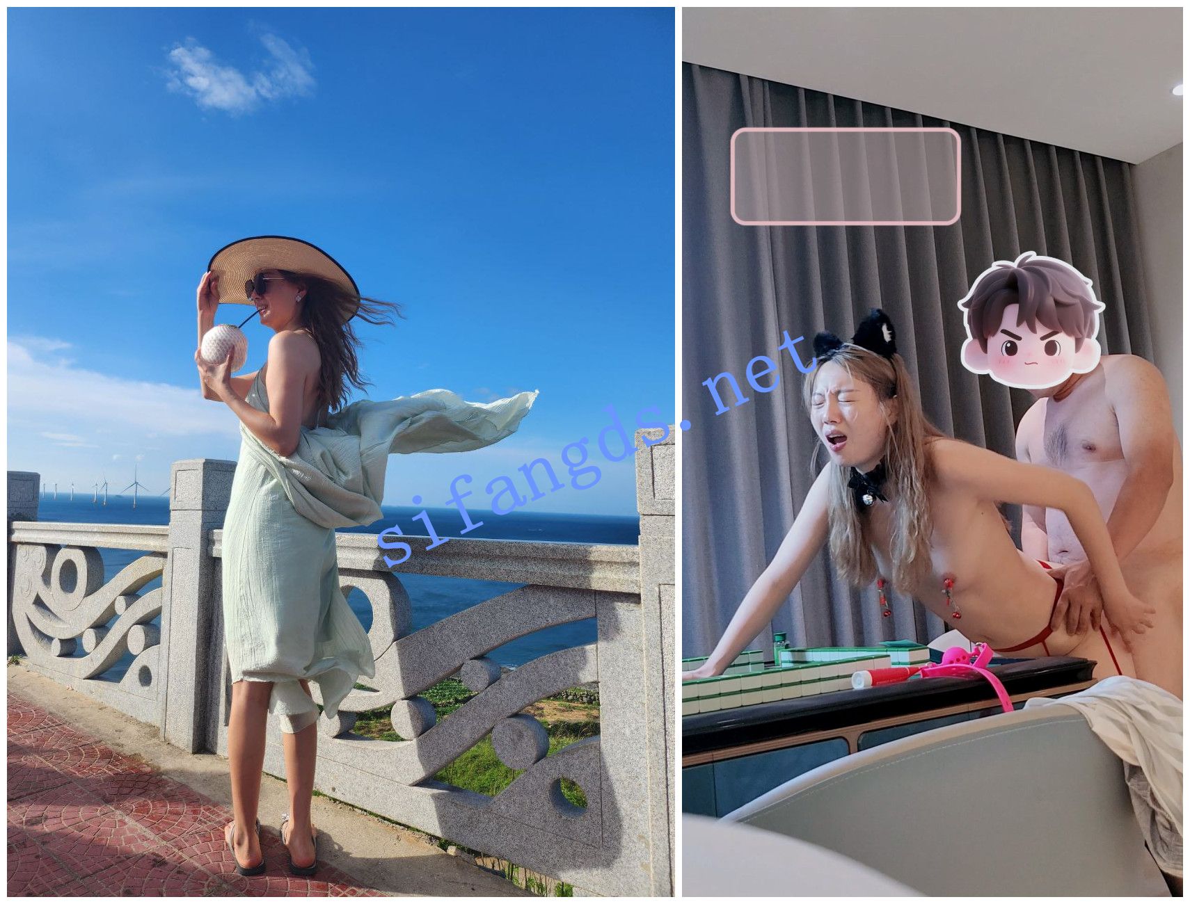 推特网黄 调教人妻 lin lin 把人妻当成母狗旅游XO⑥ 图 02