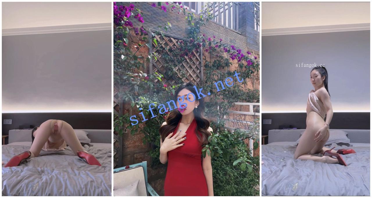 反差婊子 风骚气质高冷御姐一字马道具自慰白浆四溢 图 10