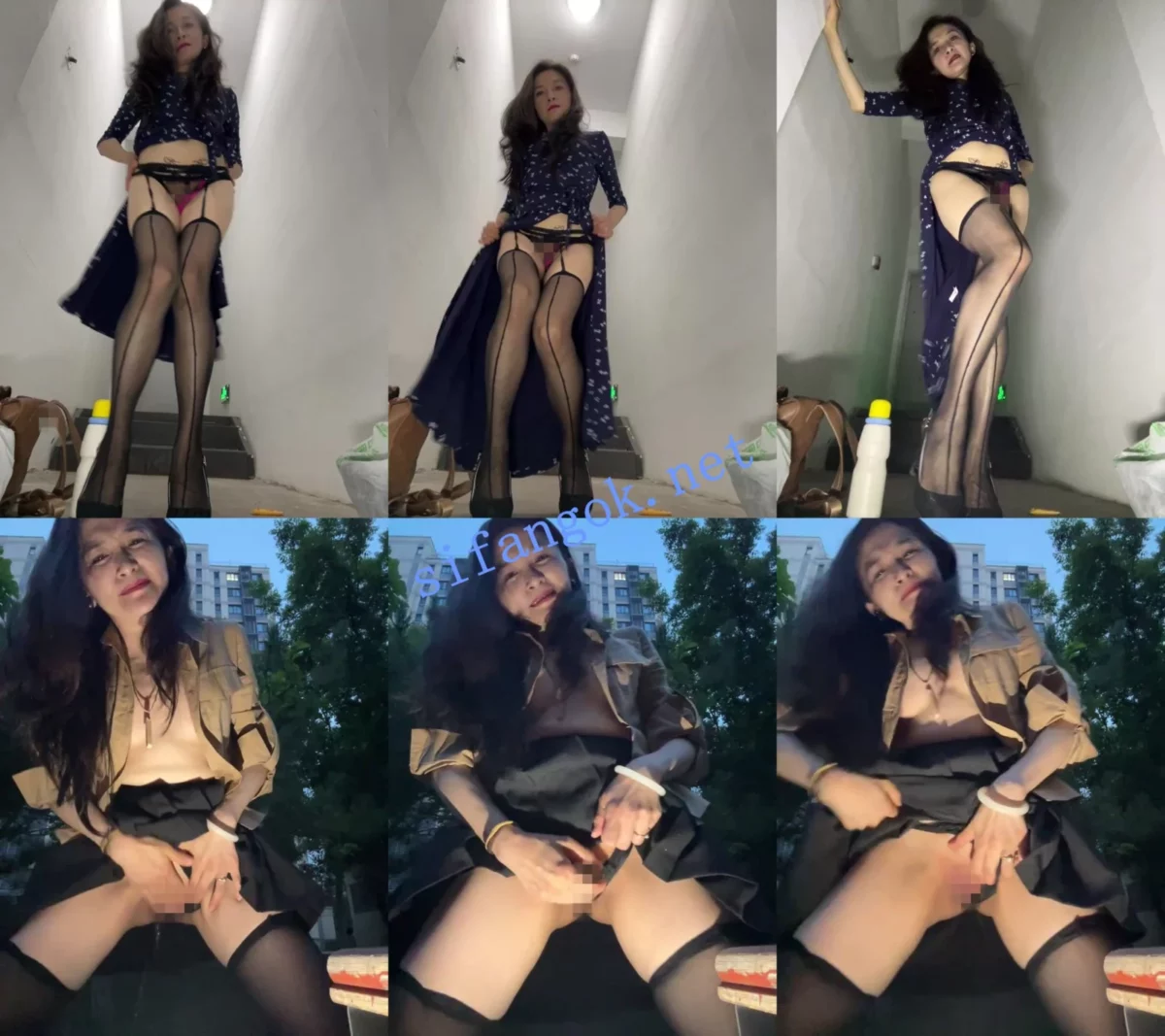 ☑️核弹！极品熟女~20小时~【yinyin326】小区喷水~楼道~树林~