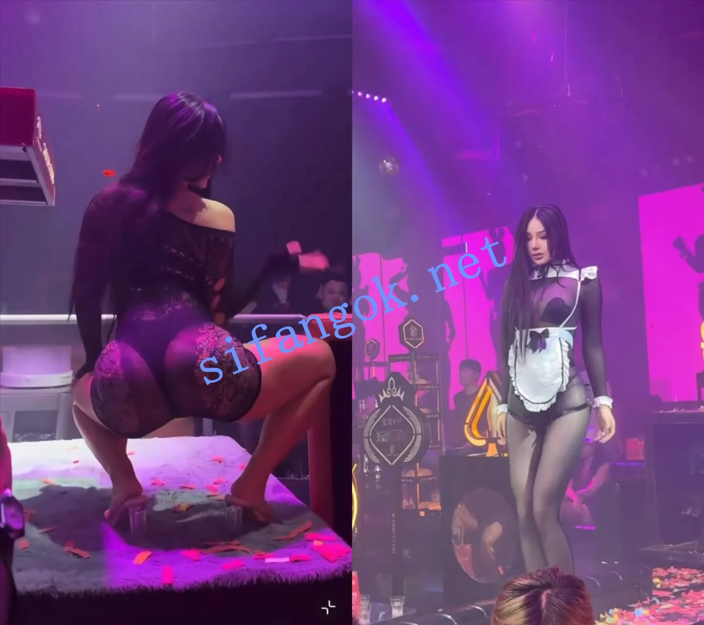 秀人网极品纹身肥臀颜值女神 文静儿 性感艳舞透视内裤一字