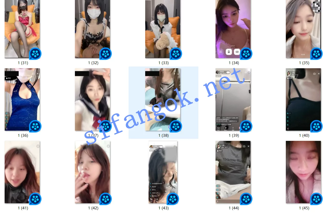 ✅高颜值美女一对一❤️打飞机专用淫言骚语频出50V合集4 图 03