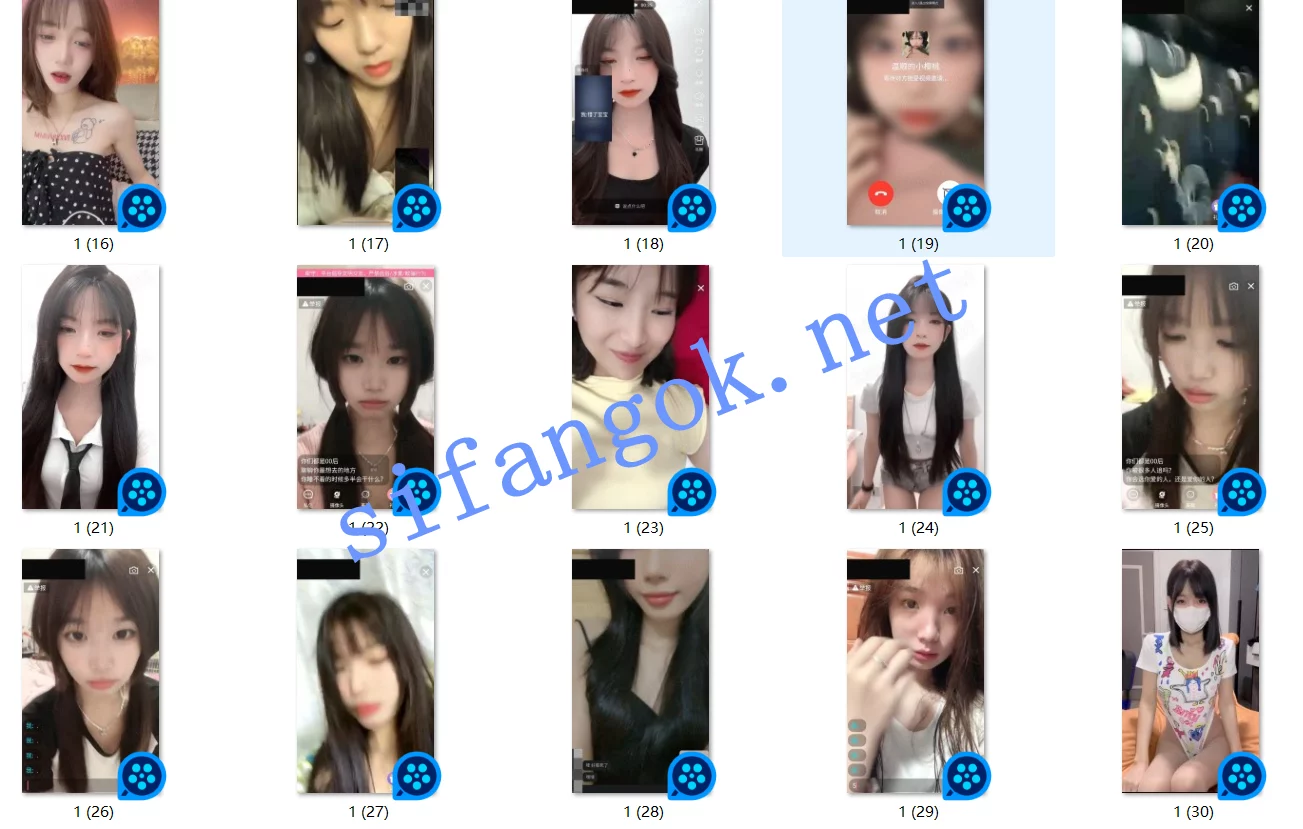 ✅高颜值美女一对一❤️打飞机专用淫言骚语频出50V合集4 图 02