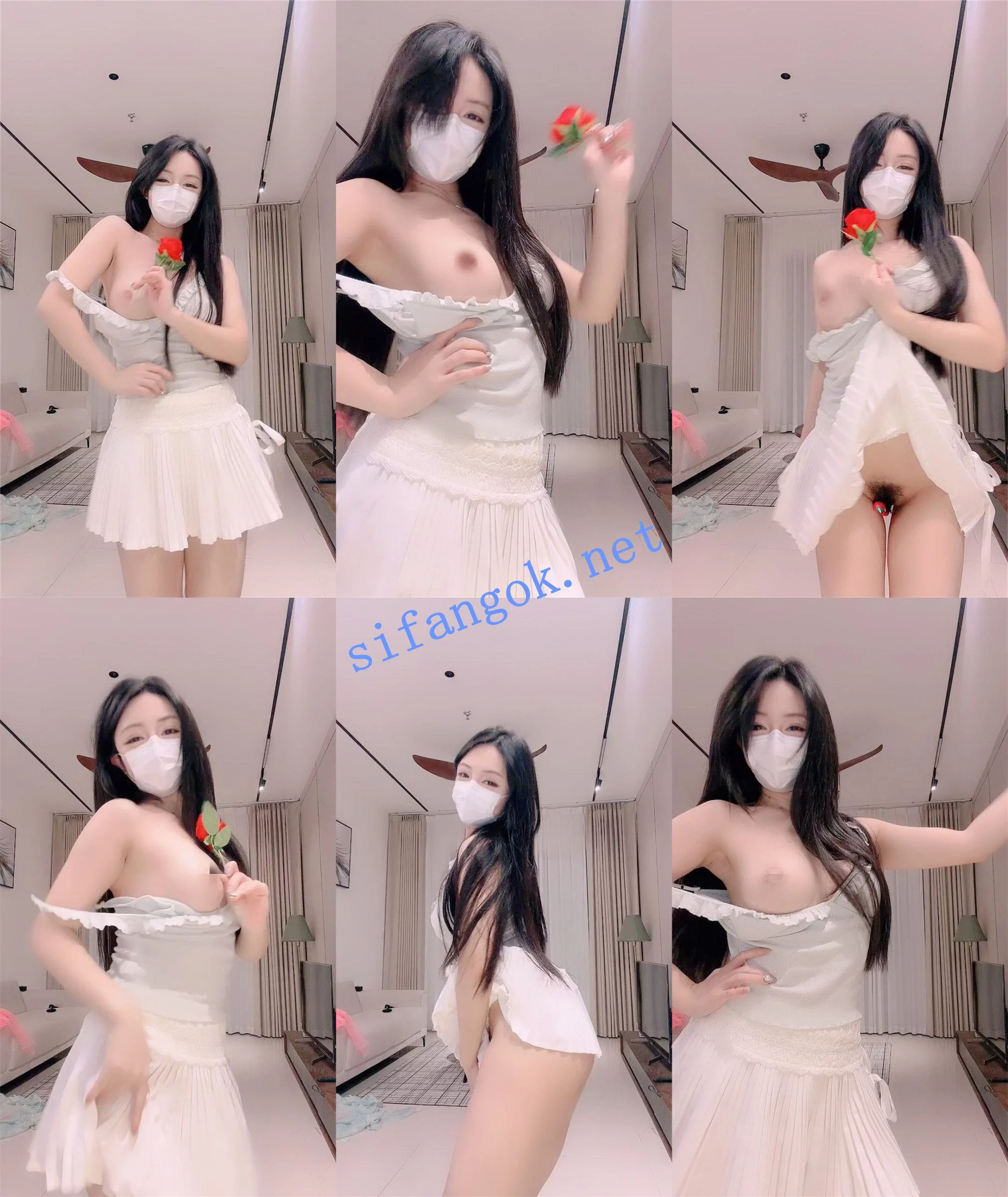 网红脸女神!超级漂亮啊~ 鹅美美 潮流脱衣舞!道具自慰~ 图 03