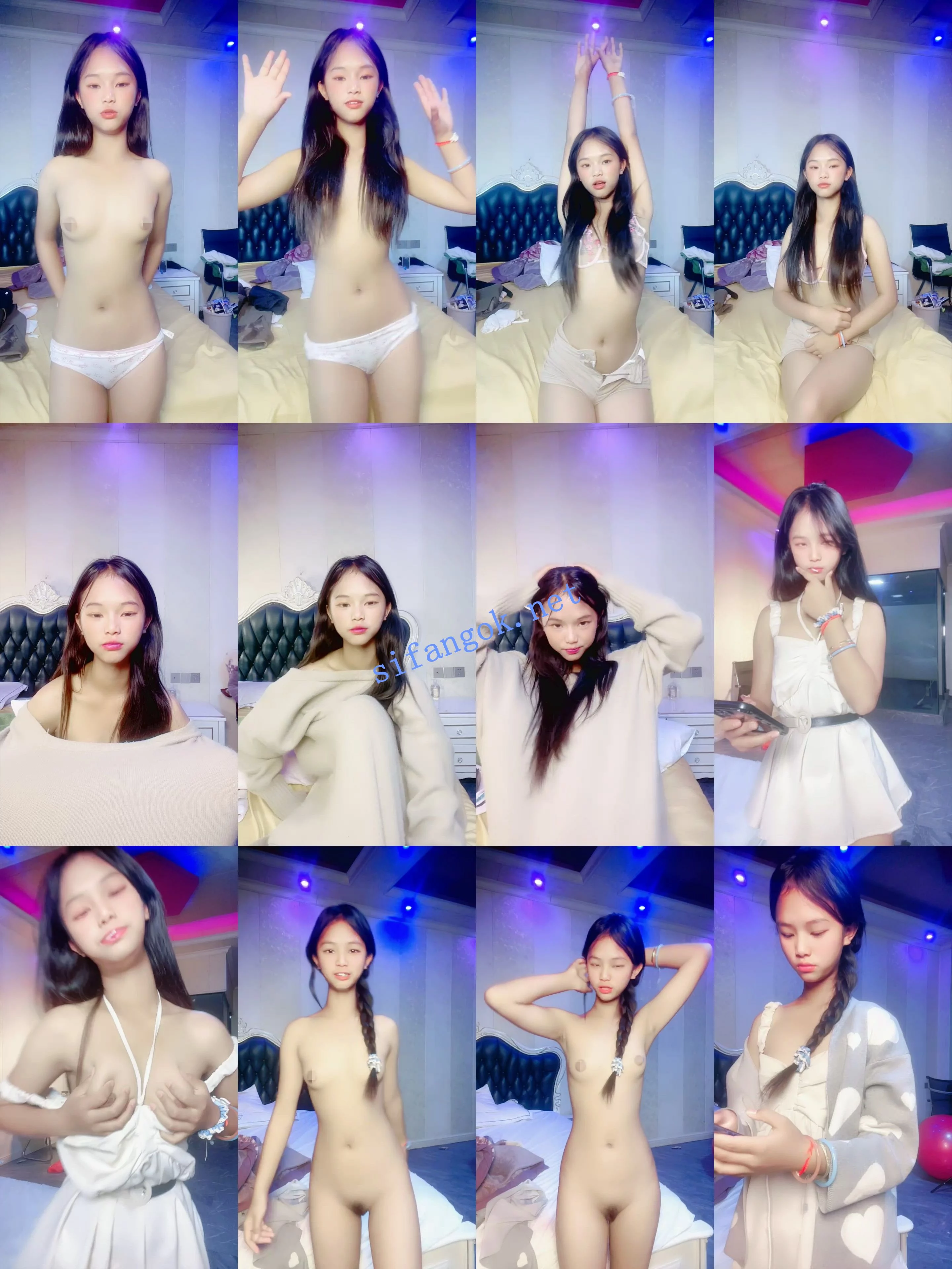 ██ 活泼的安欣 小妹妹下海直播,露奶露逼赚点过年费 图 03