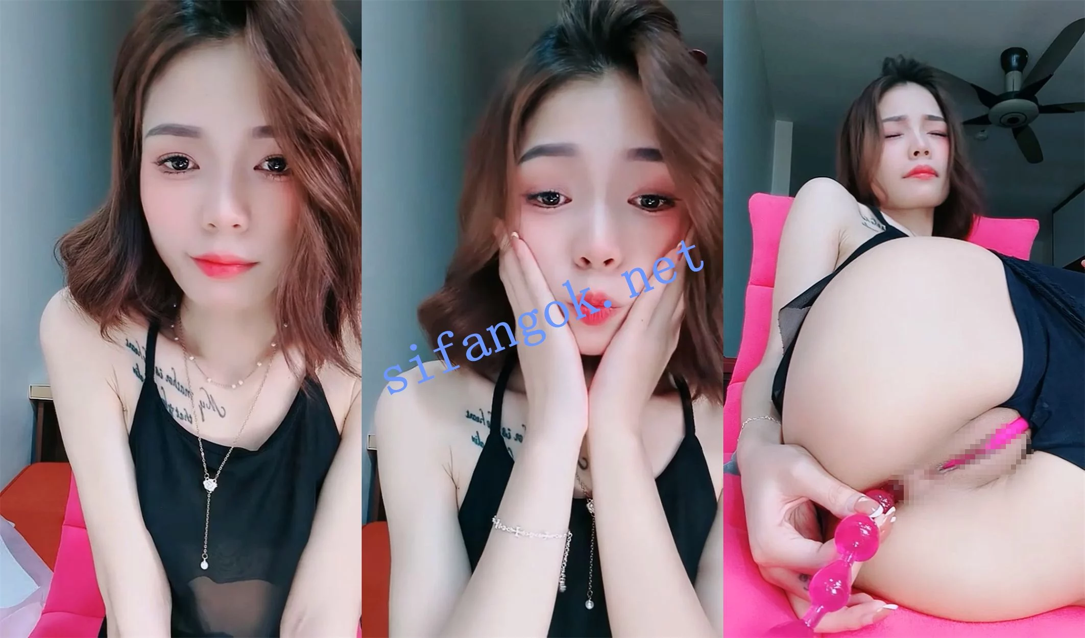 $骨感女神~ 丽宝 黑丝美腿~顶级蜜臀 大黑牛怼屄狂震! 图 01