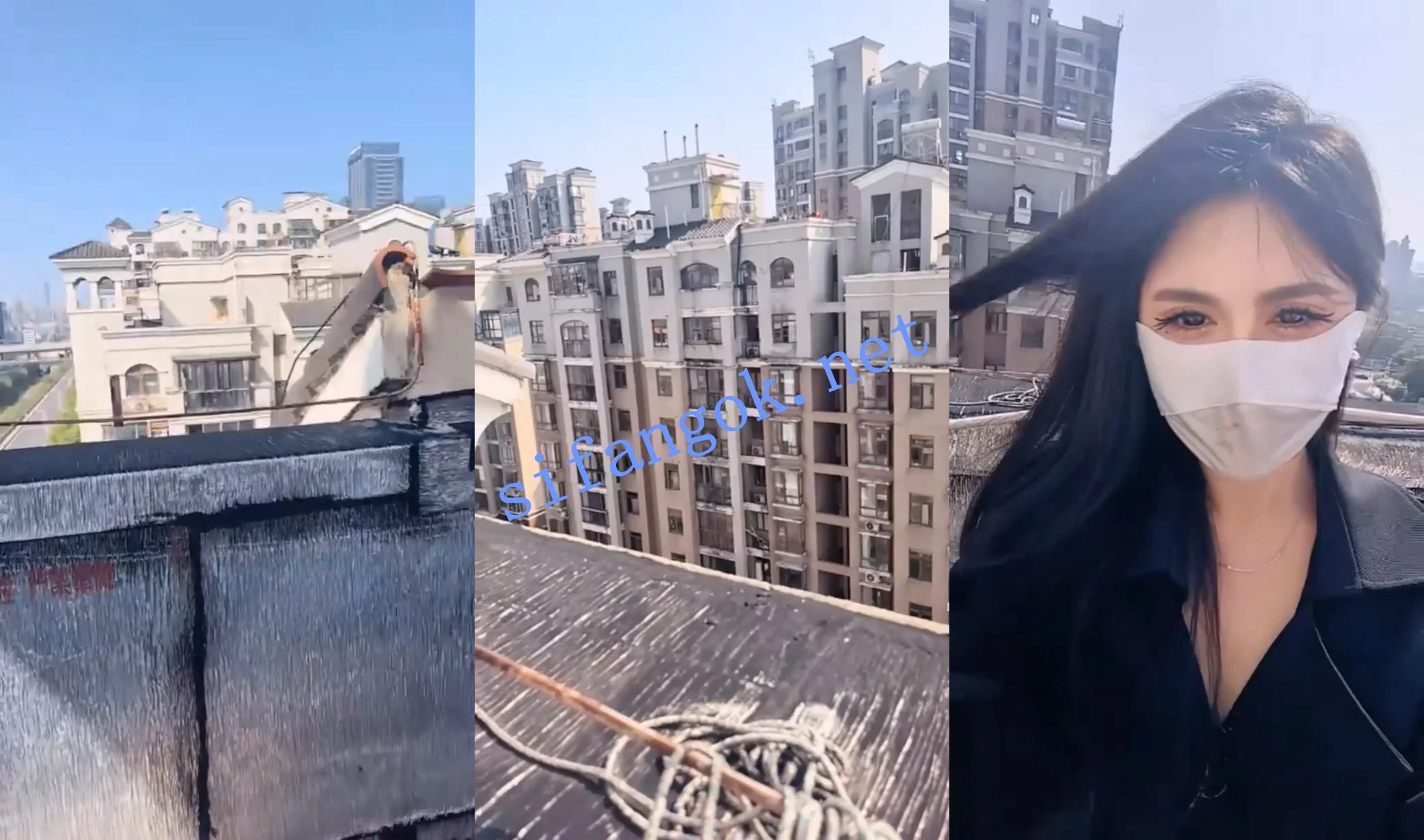 √172长腿女神^^ 水水 神似关之琳~楼顶脱光扣屄 好刺激~! 图 09