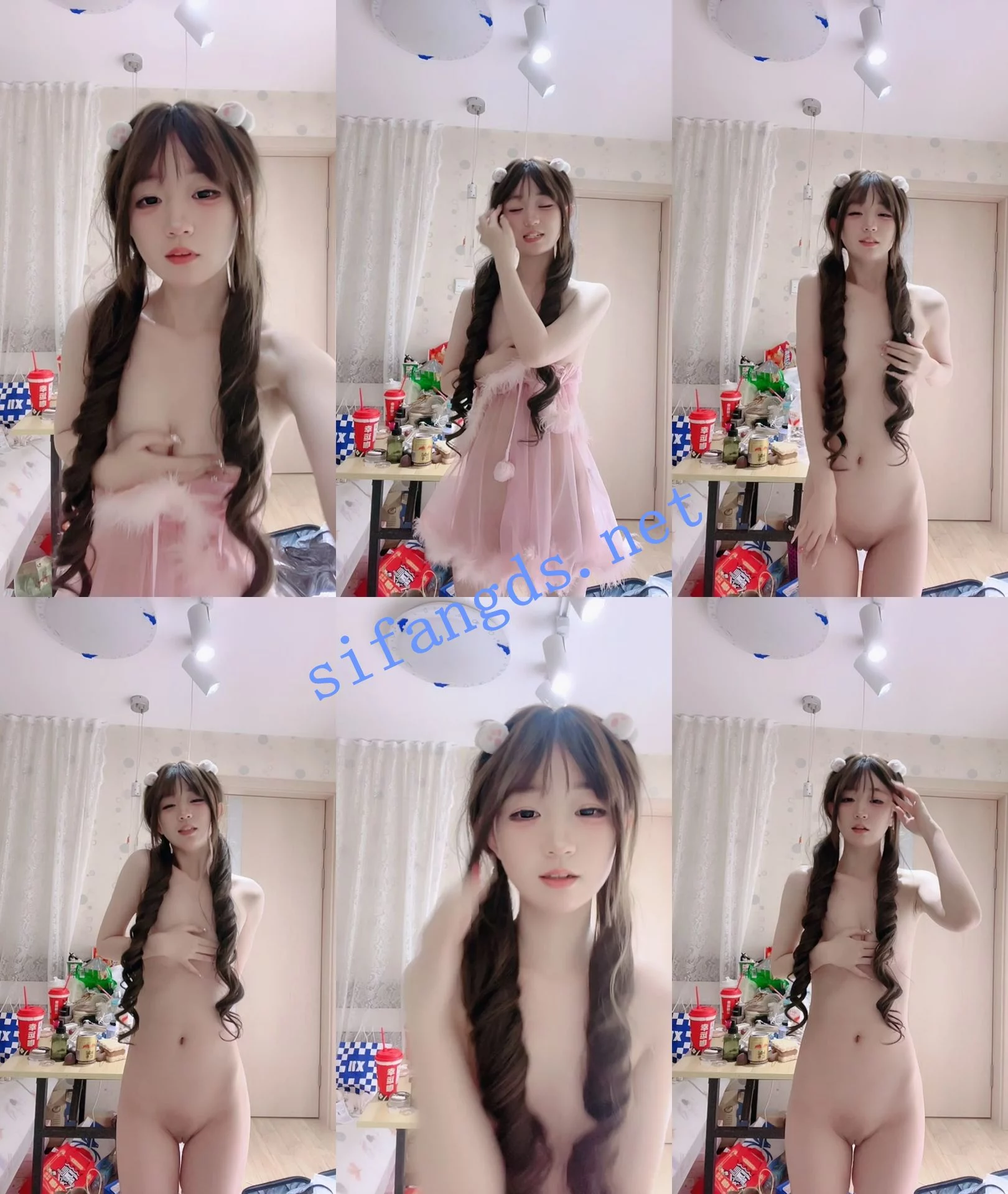 极品校花~全网最亮~ 05洛丽塔 粉丝互动~制服裸秀~扒穴了 图 02