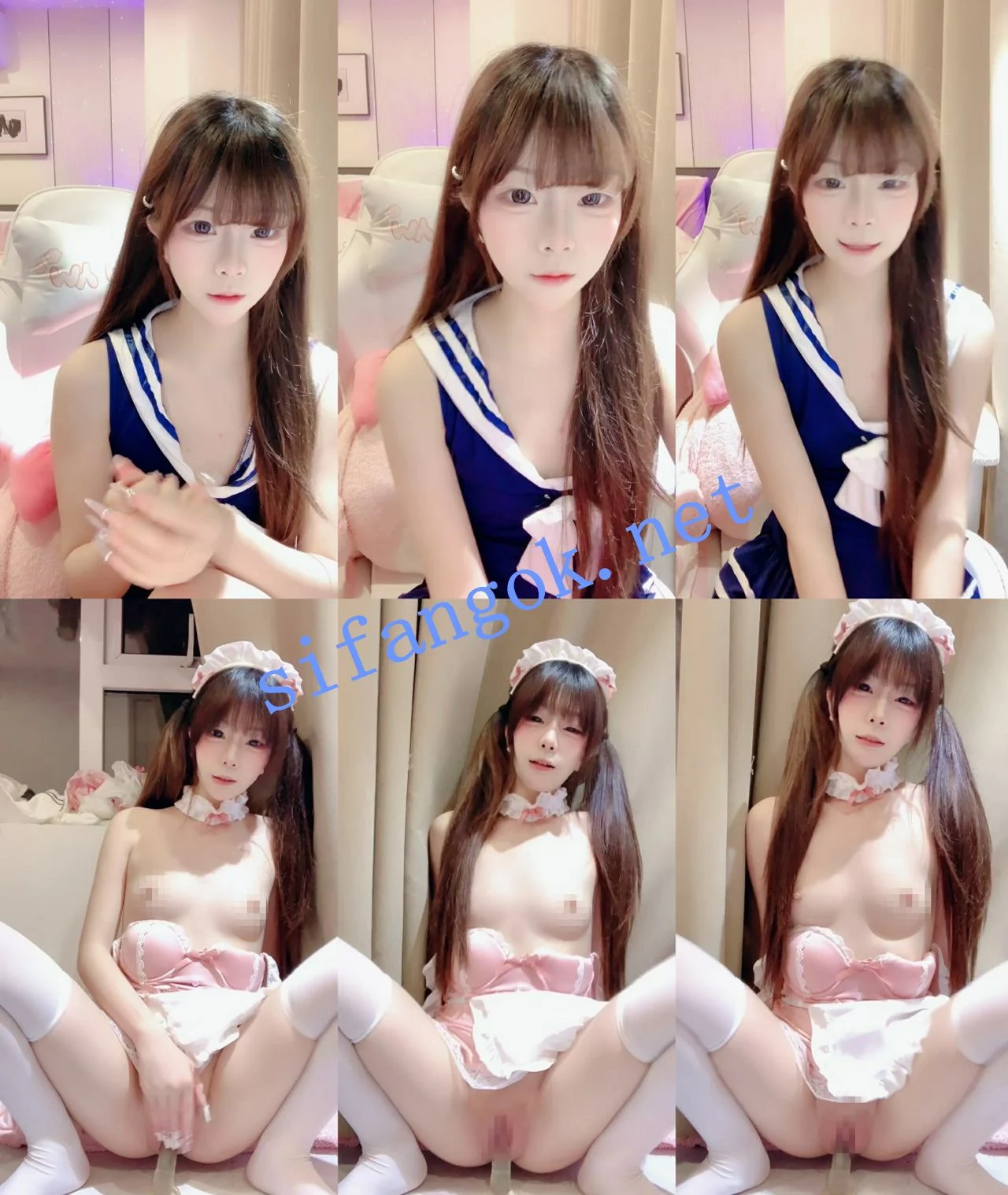 萝莉小学妹 呆呆萝 超粉嫩的跳蛋抠逼水晶棒狂插喷水!~ 图 01