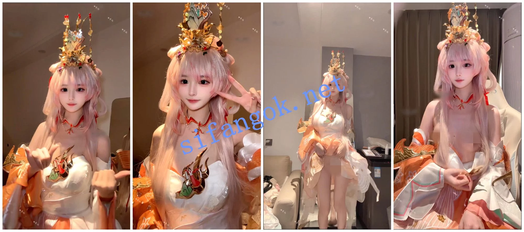 ♈抖音 季雨 高颜次元萝莉 大尺度自慰 坐插假鸡鸡! 图 03