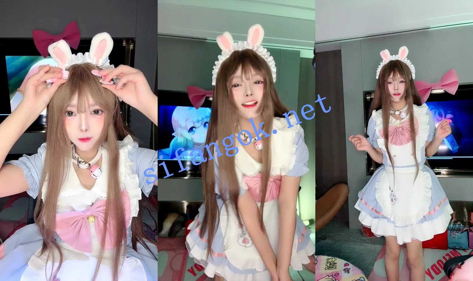 ⚡ 核弹! 张晚萌 二次元福利姬每天不同cos服大秀! 图 09
