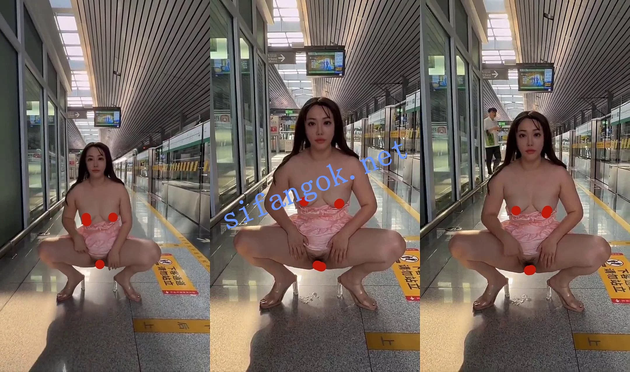 ❤️ 阿罗拉 户外露出博主 不惧走光调戏路人疯狂露出 图 17