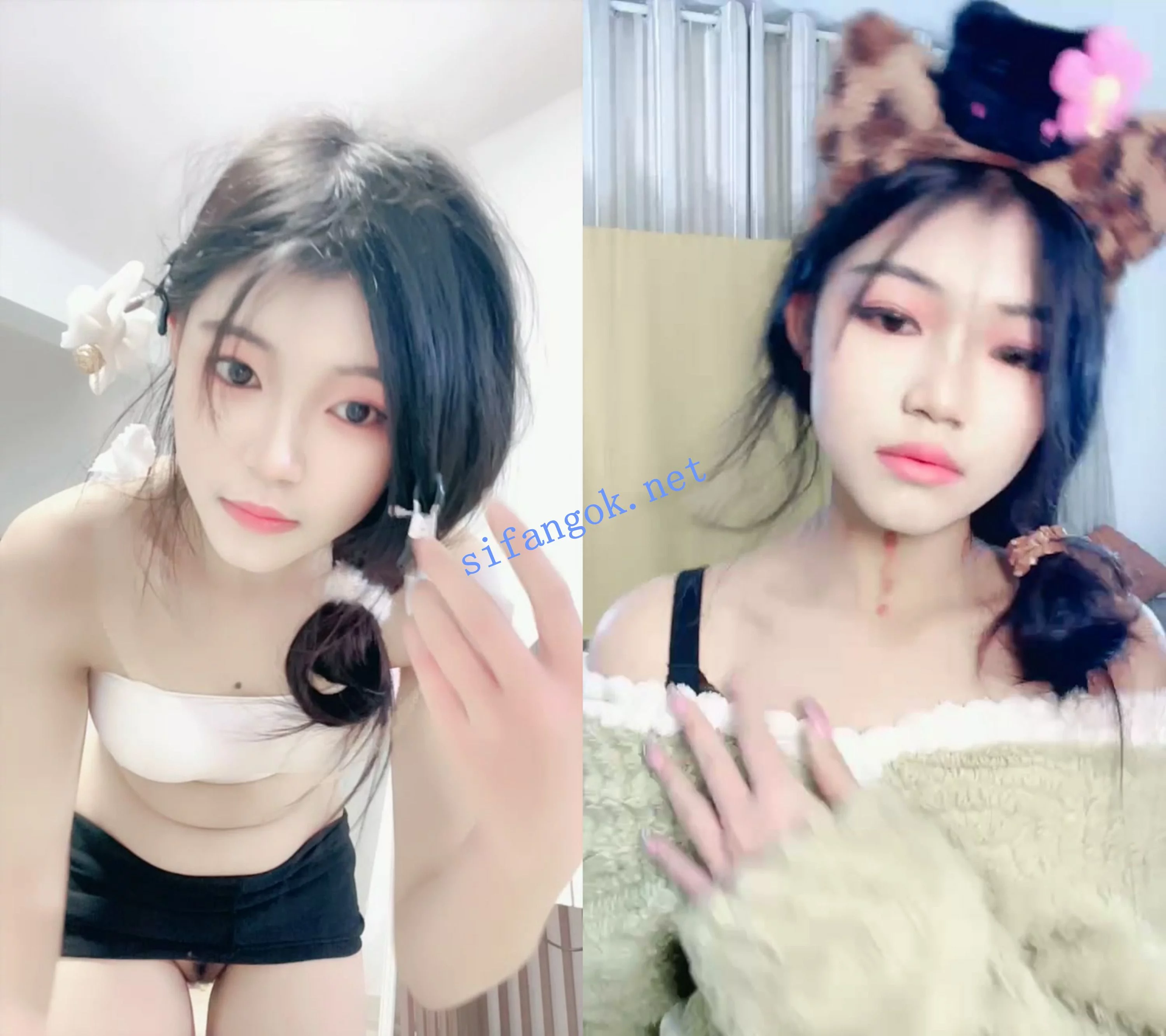 ██学妹下海! 欲念许微微 现在的大学生都来黄播捞钱 图 02