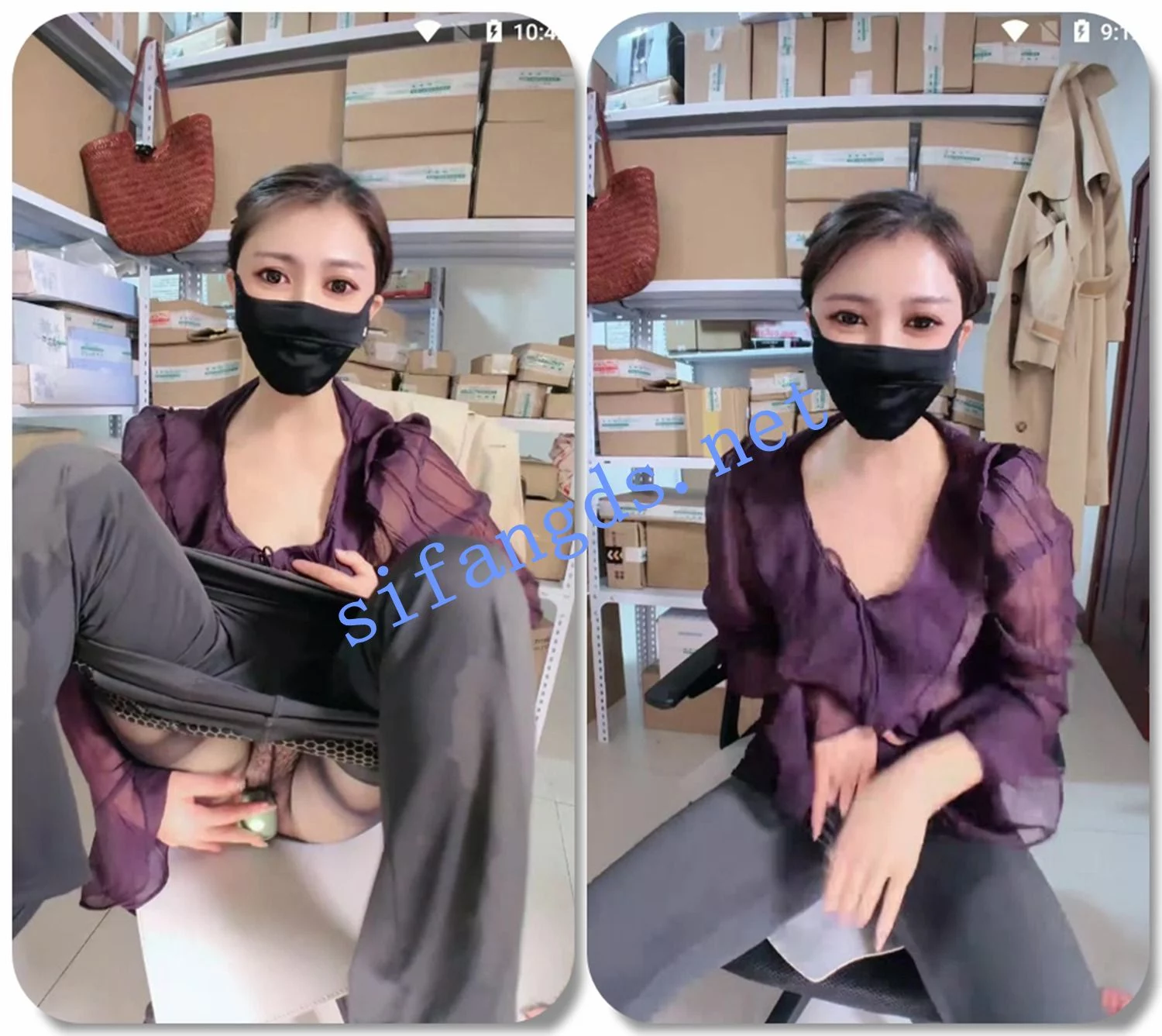 ██仓库管理员！【林安安】上班直播，道具自慰高潮喷水