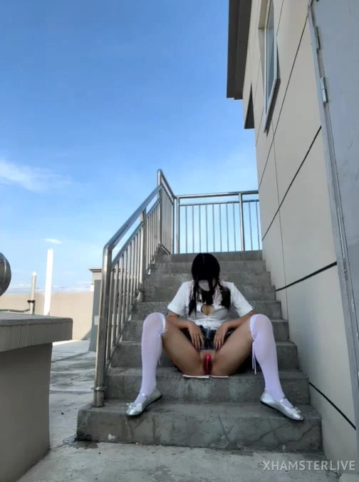 ❤❤❤ST露天,楼梯跳蛋自慰喷水,Stripchat! yingtao-888 图 20
