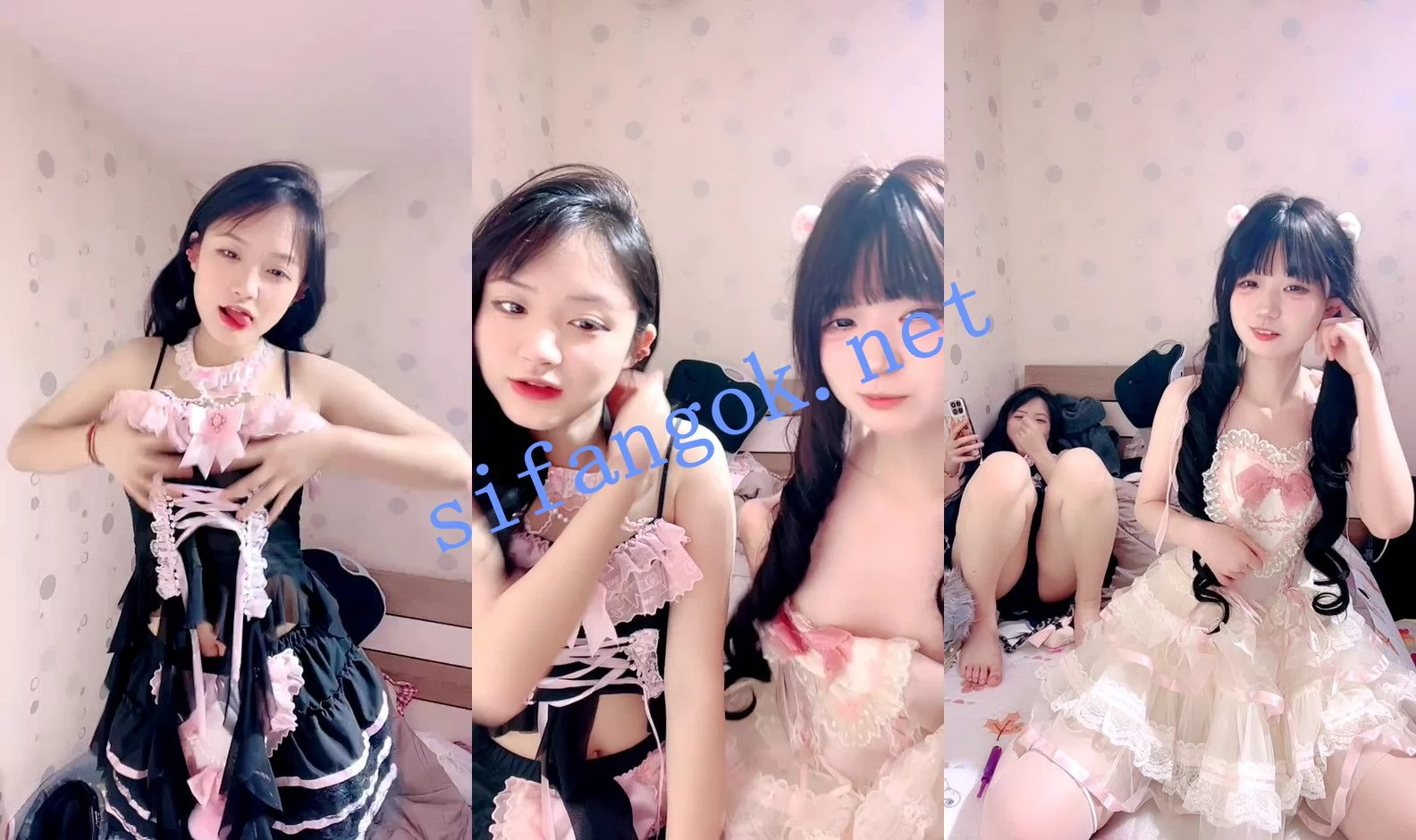 ⚡ 核弹! 邪恶双马尾 漂亮姐妹双人大秀强烈推荐! 图 09