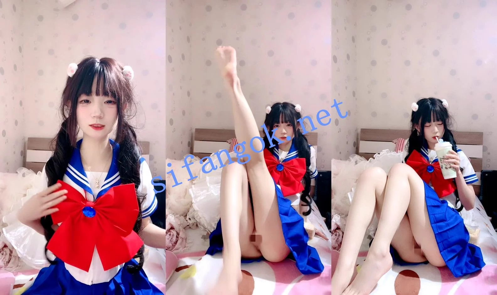 ⚡ 核弹! 邪恶双马尾 漂亮姐妹双人大秀强烈推荐! 图 14