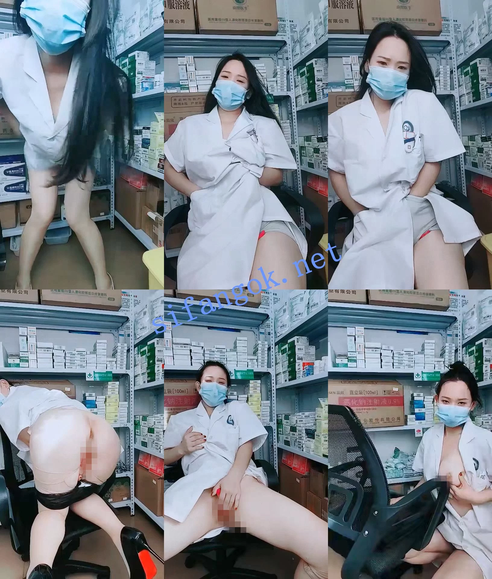 ♆♆ 湾湾 医院药库~! 偷播~巨乳肥臀~跳弹狂震~爽到不行12 图 01