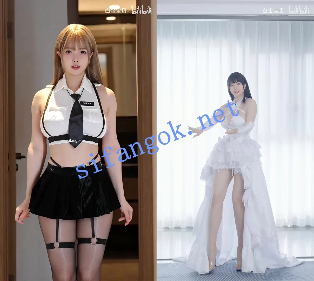 B站 白金宝贝 大胸嫩妹 顶流网红 情趣骚舞精选13V 图 05
