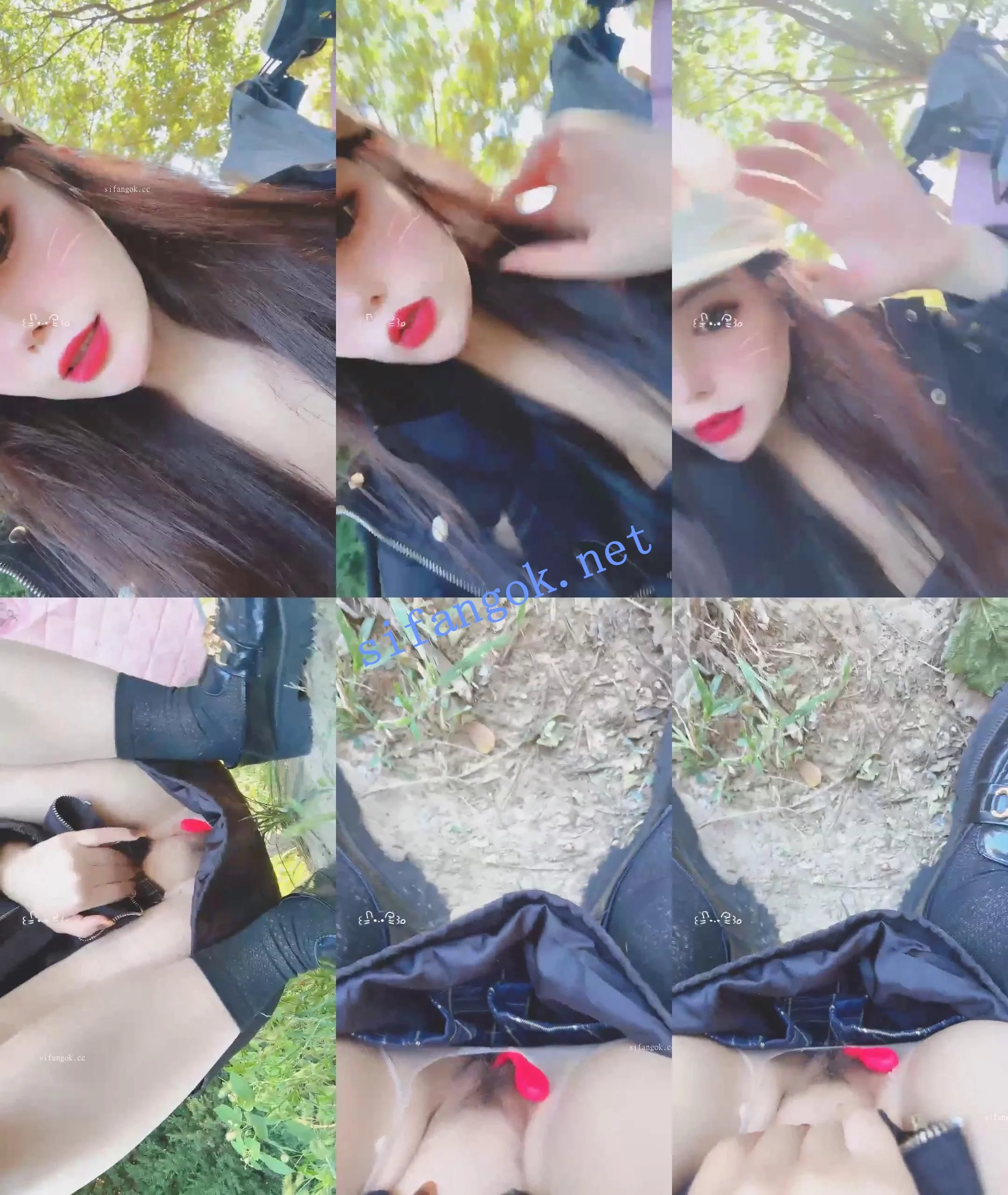 ♈️户外【米乐吖吖】路边塞跳蛋~喷水~厕所玩大黑牛~喷水~