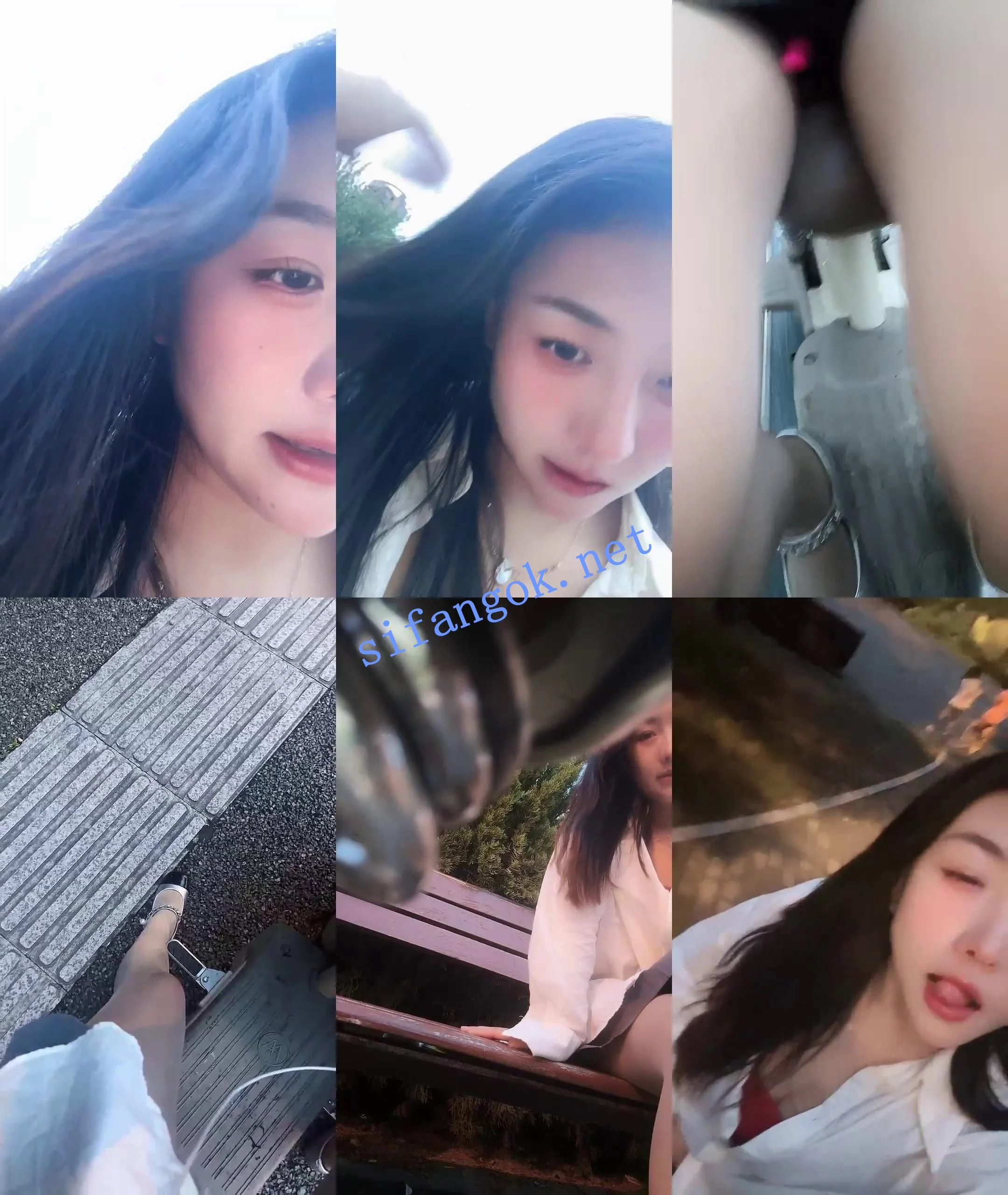 ♈户外 野菜呀 美女骑车塞跳蛋~路边.商场.卫生间~潮喷~ 图 01